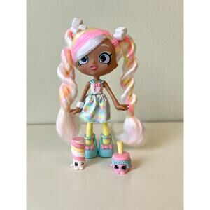 Shopkins Shoppies S3 Marsha Mellow Doll w/ original Shopkins